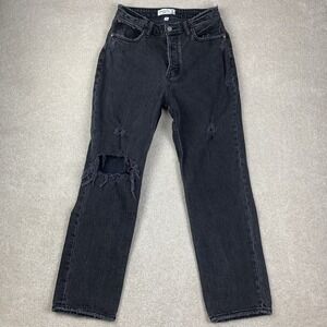 Abercrombie and Fitch Jeans Women's 28/ 6 The Dad High Rise Curve Love Black